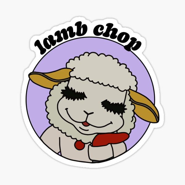 "Lambchop Art" Sticker For Sale By Ethereal-Enigma | Redbubble