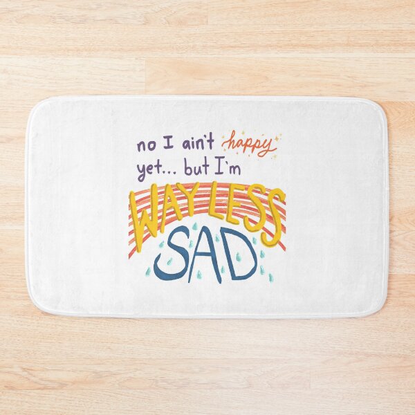 Item preview, AJR Way Less Sad Lyrics   designed and sold by EastInADay3.