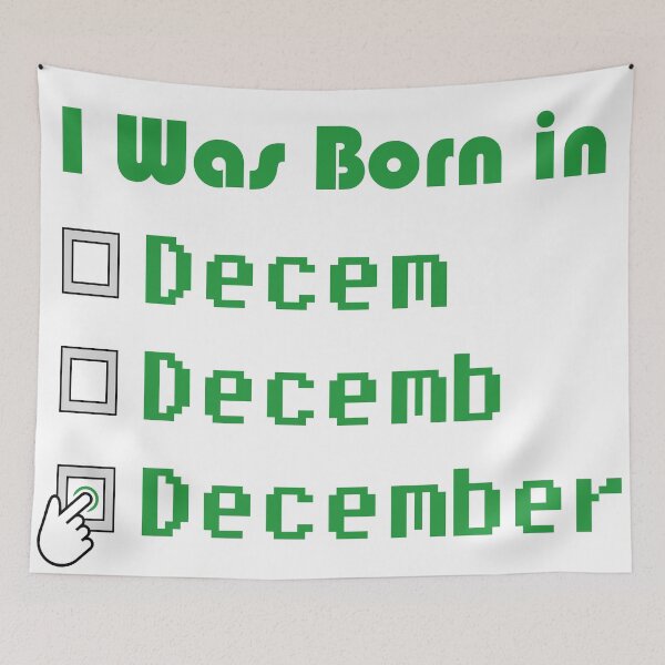 Item preview, December Birthday Quotes designed and sold by artditisme.