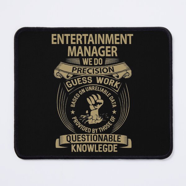 Item preview, Entertainment Manager T Shirt - We Do Precision Job Gift Item Tee designed and sold by paneczkopat.