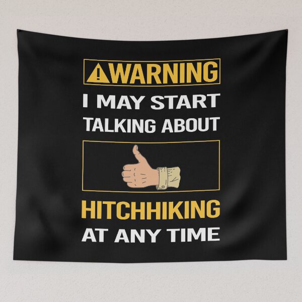 Item preview, Funny Smart People Hitchhiking Hitchhiker designed and sold by FulviaContreras.