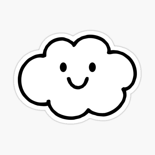 Cute Cloud Sticker