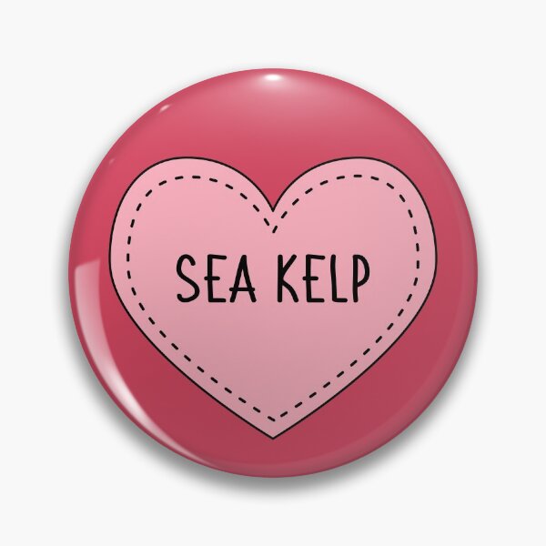 Item preview, Sea Kelp Cute Pink Heart Stitches Edible Seaweed designed and sold by cashewdays.