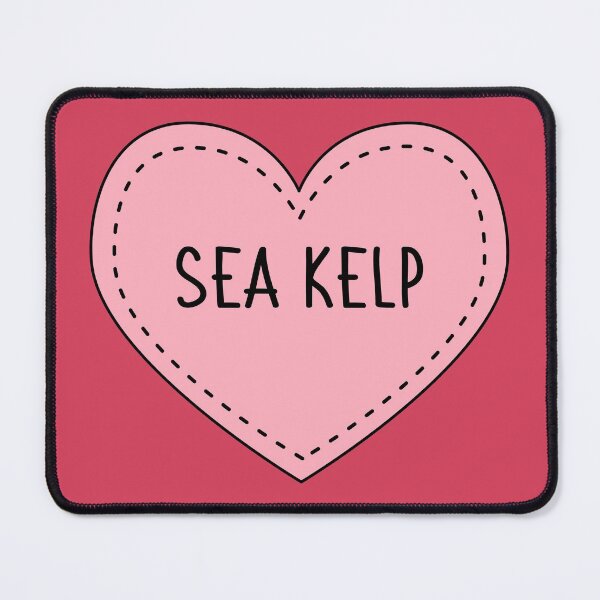 Item preview, Sea Kelp Cute Pink Heart Stitches Edible Seaweed designed and sold by cashewdays.