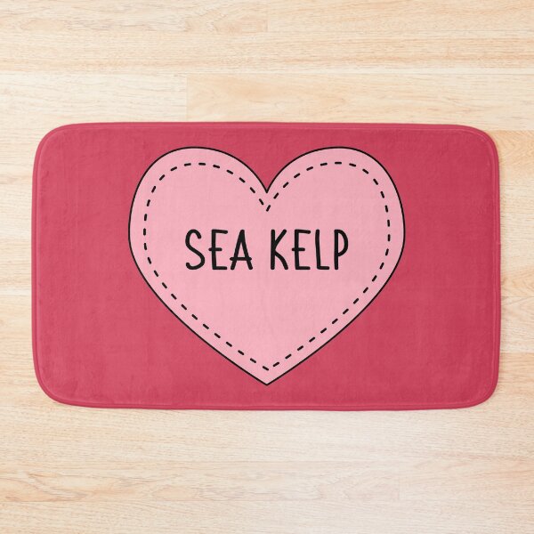 Item preview, Sea Kelp Cute Pink Heart Stitches Edible Seaweed designed and sold by cashewdays.