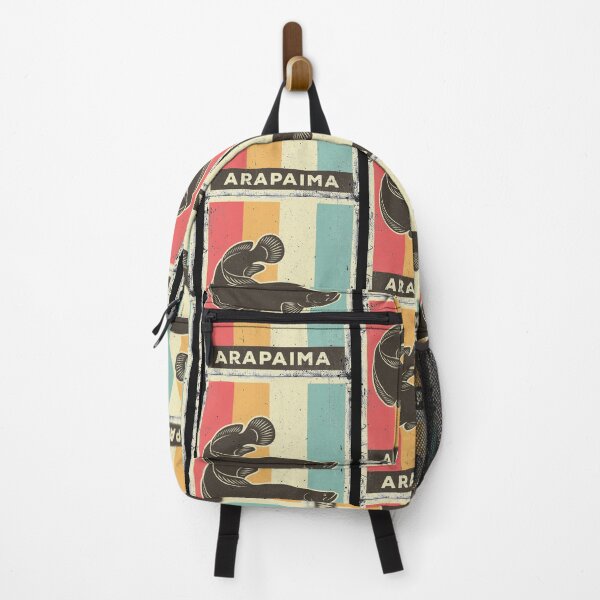 Artikelvorschau, Arapaima Fischliebhaber Vintage Retro Tier V-Ausschnitt. entworfen und verkauft von yulianaemili.