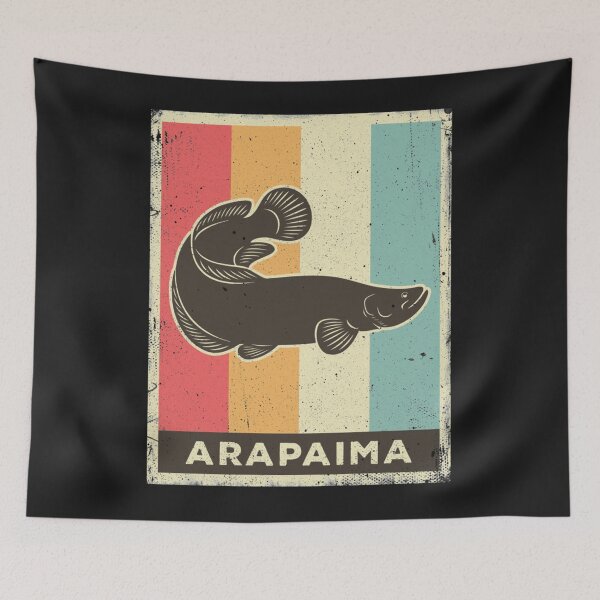 Artikelvorschau, Arapaima Fischliebhaber Vintage Retro Tier V-Ausschnitt. entworfen und verkauft von yulianaemili.