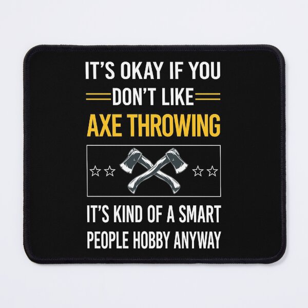 Item preview, Funny Smart People Axe Throwing designed and sold by jiggleterrified.