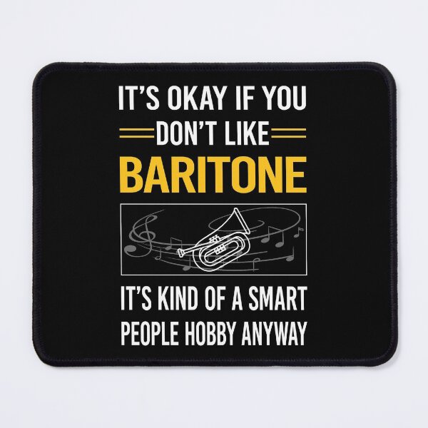 Item preview, Funny Smart People Baritone designed and sold by jiggleterrified.
