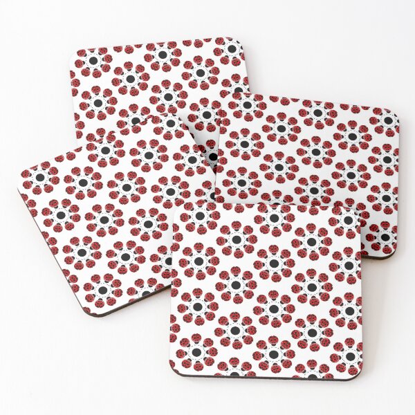 Item preview, Ladybug flowers designed and sold by pnkpopcorn.