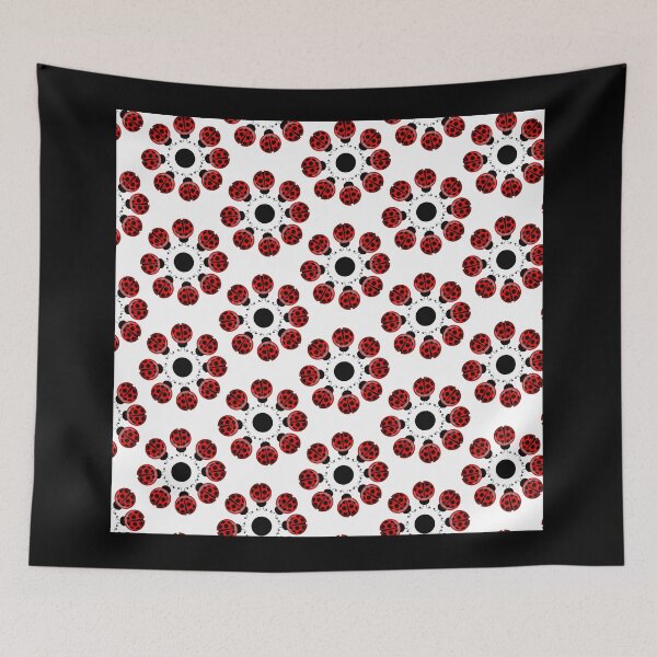 Item preview, Ladybug flowers designed and sold by pnkpopcorn.