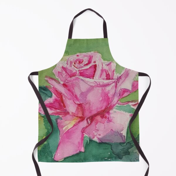 Item preview, Watercolor Pink Rose designed and sold by ChristineDavisArt.