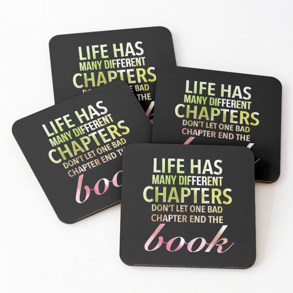 Item preview, Life has many different chapters. Don’t let one bad chapter end the book - Powerful Motivational Phases designed and sold by Delandor.