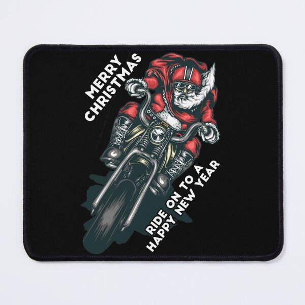 Item preview, MOTORBIKE Santa Merry Christmas and Ride on to a Happy New Year designed and sold by Spasija.