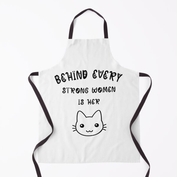 Item preview,  Behind Every Strong Woman Is Her Cat designed and sold by Ruwans.