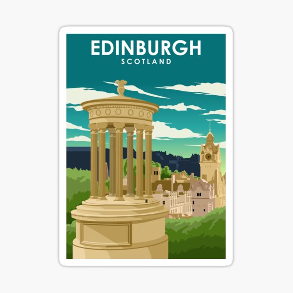 Artikel-Vorschau von Edinburgh Schottland Vintage Minimal Reiseposter, designt und verkauft von Stadify.
