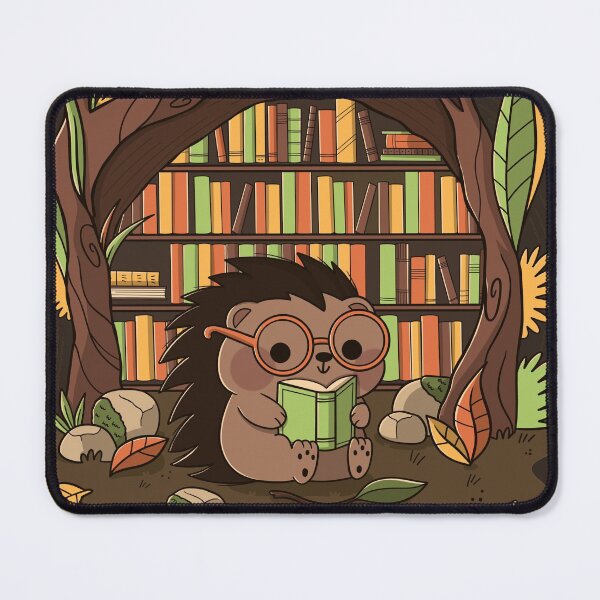 Item preview, Hedgehog’s Cozy Library designed and sold by TaylorRoss1.