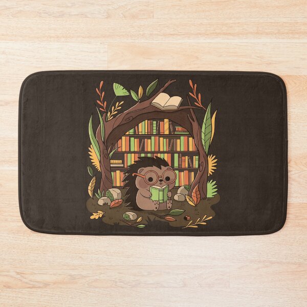 Item preview, Hedgehog’s Cozy Library designed and sold by TaylorRoss1.