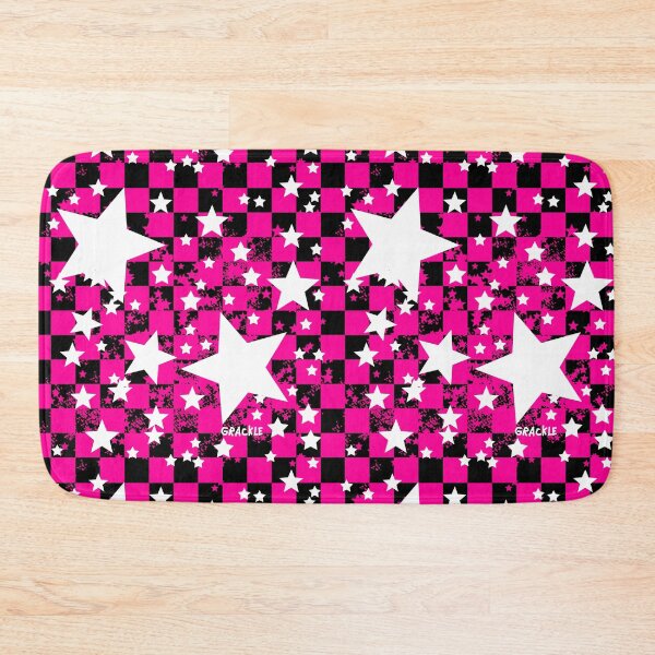 Item preview, Pink Rockstar Checkerboard designed and sold by JanGrackle.