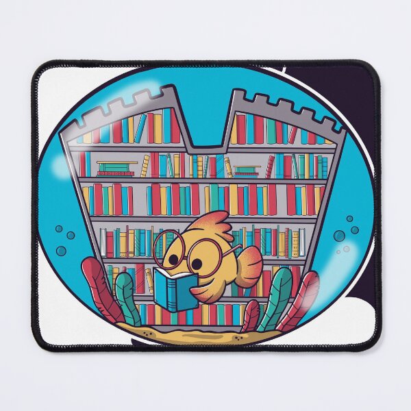 Item preview, Fish’s Cozy Library designed and sold by TaylorRoss1.