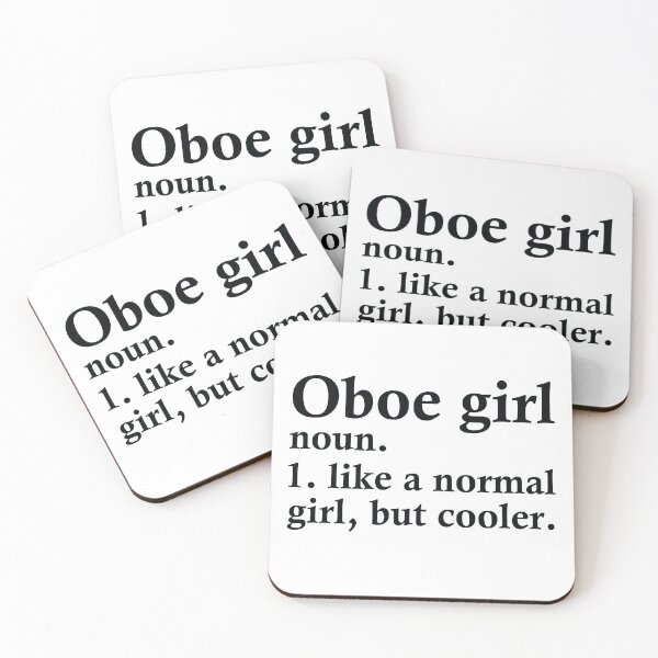 Item preview, Oboe Girl Funny Oboist Definition designed and sold by woodesigner.