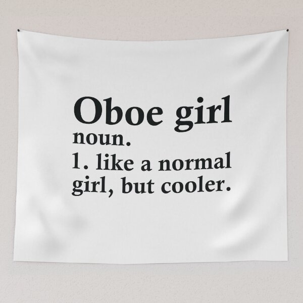 Item preview, Oboe Girl Funny Oboist Definition designed and sold by woodesigner.