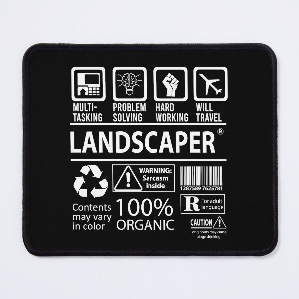 Item preview, Landscaper T Shirt - MultiTasking Certified Job Gift Item Tee designed and sold by oslandefren.
