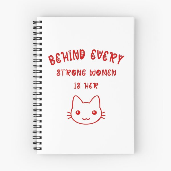 Item preview, Behind Every Strong Woman Is Her Cat designed and sold by Ruwans.
