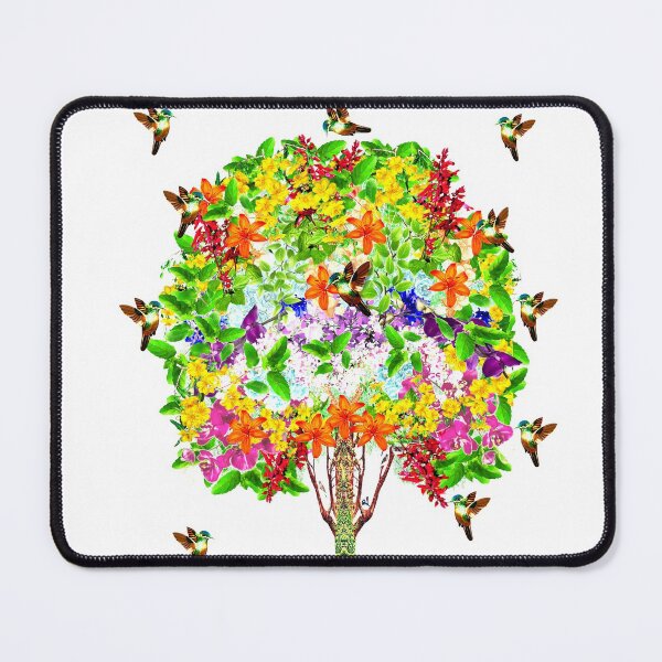 Item preview, Tree and Hummingbirds designed and sold by KC Morcom.