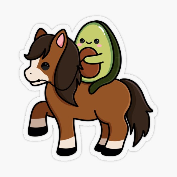 Guacamole the Avocado Cow Nugget - Cute Kawaii Vinyl Sticker | Laptop  Sticker | Water bottle Sticker | Waterproof Sticker Decal | Gift