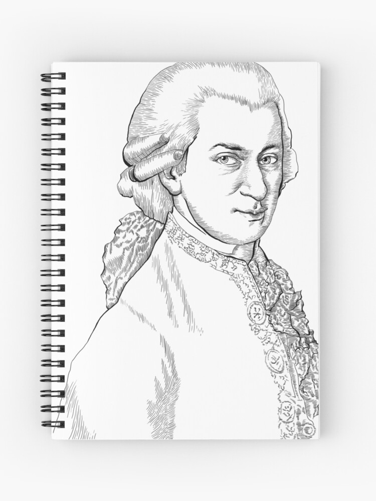 Wolfgang Amadeus Mozart sketch Notebook by Fortissimo6