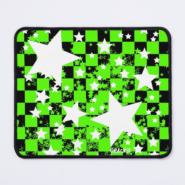 Item preview, Green Rockstar Checkerboard designed and sold by JanGrackle.