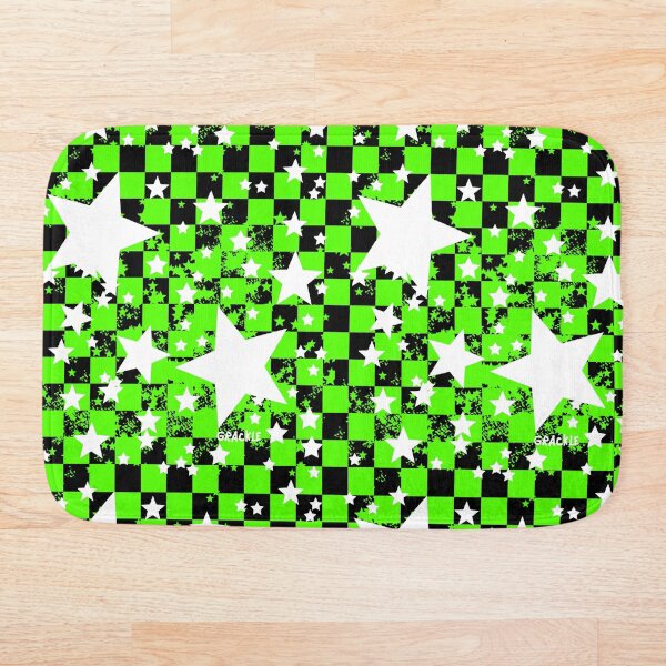Item preview, Green Rockstar Checkerboard designed and sold by JanGrackle.