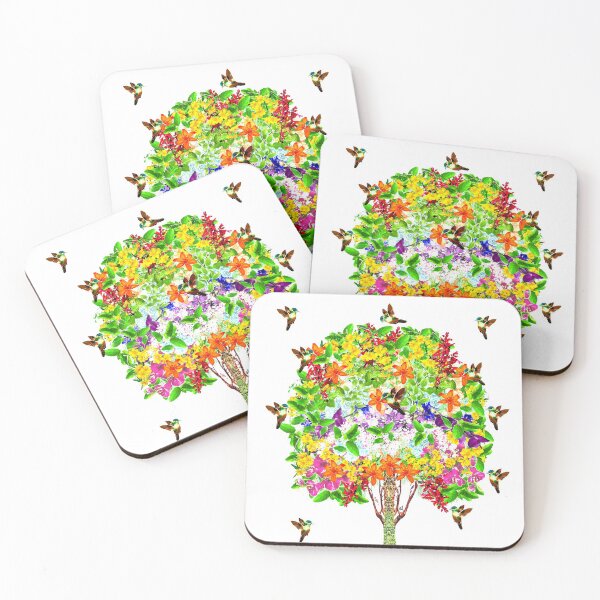 Item preview, Tree and Hummingbirds designed and sold by KC Morcom.
