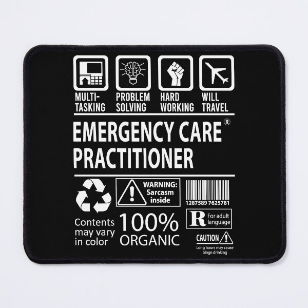 Aperçu de l'œuvre T-shirt de praticien de soins d'urgence - T-shirt d'article de cadeau d'emploi certifié multitâche créée et vendue par killingworthhi.