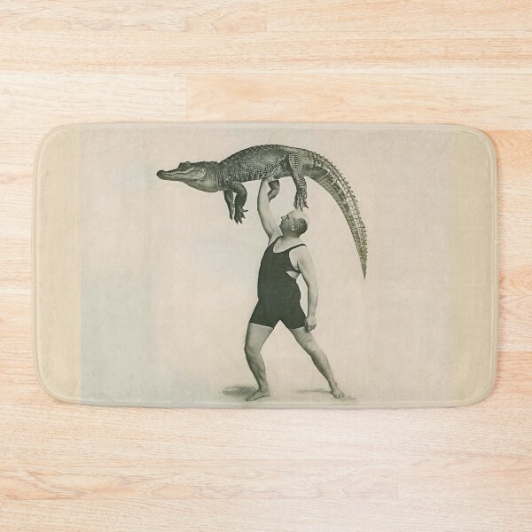 Item preview, Strongman and Crocodile Weightlifting designed and sold by MorningFive.