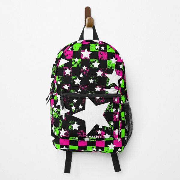 Item preview, Pink and Green Rockstar Checkerboard designed and sold by JanGrackle.