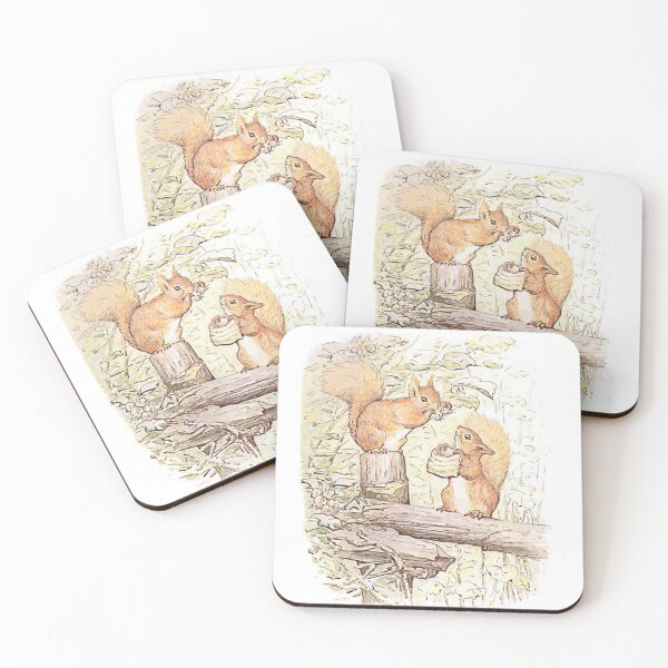 Aperçu de l'œuvre Illustration de l'écureuil Nutkin de Beatrix Potter créée et vendue par Pinkmagenta.