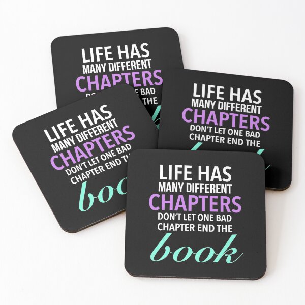 Item preview, Life has many different chapters. Don’t let one bad chapter end the book - Mind Blowing Quotes designed and sold by Delandor.