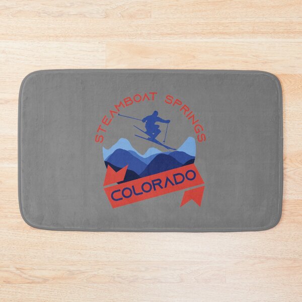 Item preview, Steamboat Springs Colorado Skiing Mountains Ski Skier Snowboard, Winter Sport designed and sold by KittySSmith.
