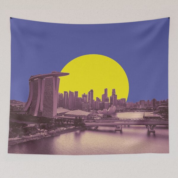 Item preview, Marina Bay Sands, Singapore skyline, Asia designed and sold by Mauswohn.