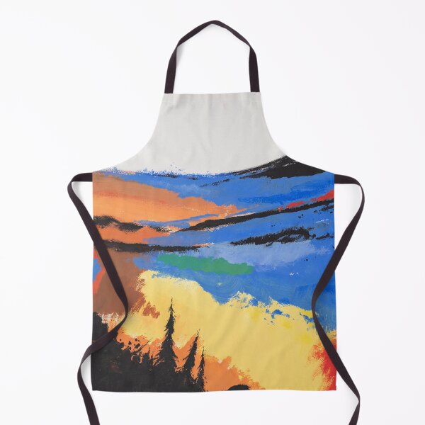 Item preview, “The unknown valley” Acrylic landscape painting designed and sold by Stef Ringoot, cartoons and illustrations.
