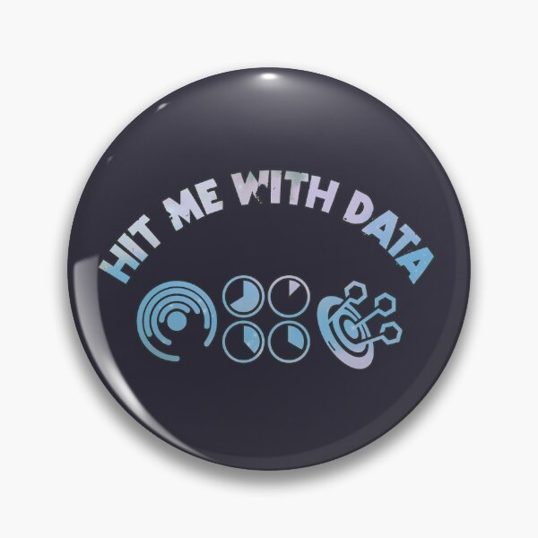 Item preview, Hit Me With Data - Sky Blue designed and sold by Chubuter.