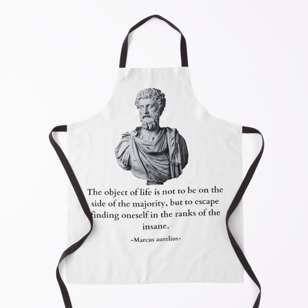 Item preview, The Object Of Life Is Not To Be On The Side Of The Majority Quote By Marcus Aurelius designed and sold by Amine-Creation.