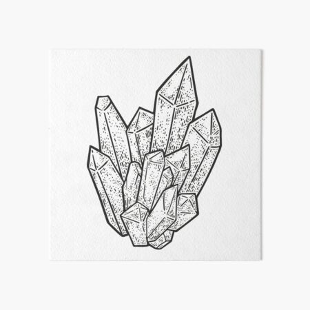 Premium Vector  Vector line drawing in doodle style crystals isolated on  white background simple drawing of crystal mineral