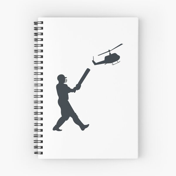 Item preview, Helicopter Shot MS Dhoni designed and sold by Cricketopia.