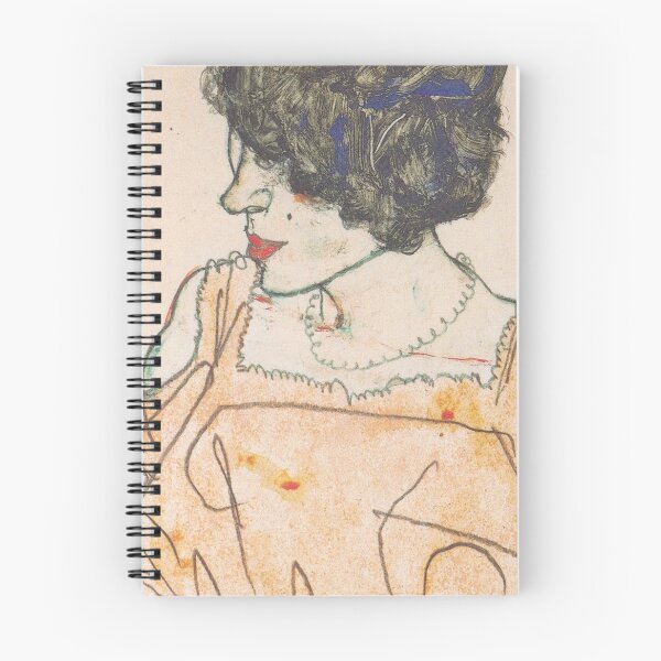 Item preview, EGON SCHIELE Sitting woman with raised dress 1914 designed and sold by artdesignco.