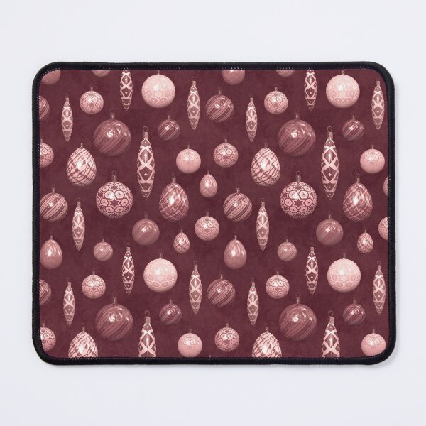 Item preview, Burgundy Christmas Baubles on Mottled Paper designed and sold by James-Cole.