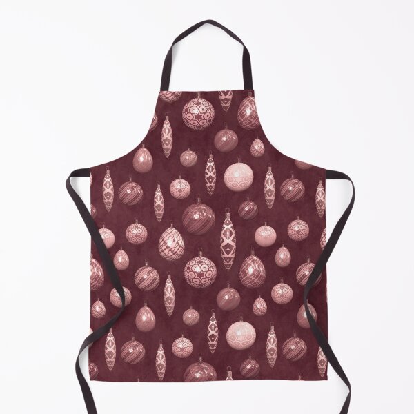 Item preview, Burgundy Christmas Baubles on Mottled Paper designed and sold by James-Cole.