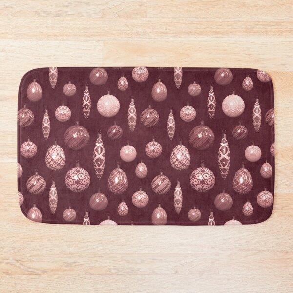 Item preview, Burgundy Christmas Baubles on Mottled Paper designed and sold by James-Cole.